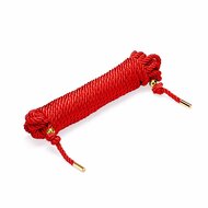 Liebe Seele - Silky Katoenen Shibari Bondagetouw - Rood- 5 meter