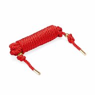 Liebe Seele - Silky Katoenen Shibari Bondagetouw - Rood- 10 meter