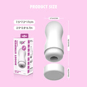 Chisa - Boost Striped - Stroker Masturbator - Wit-Erotiekvoordeel.nl