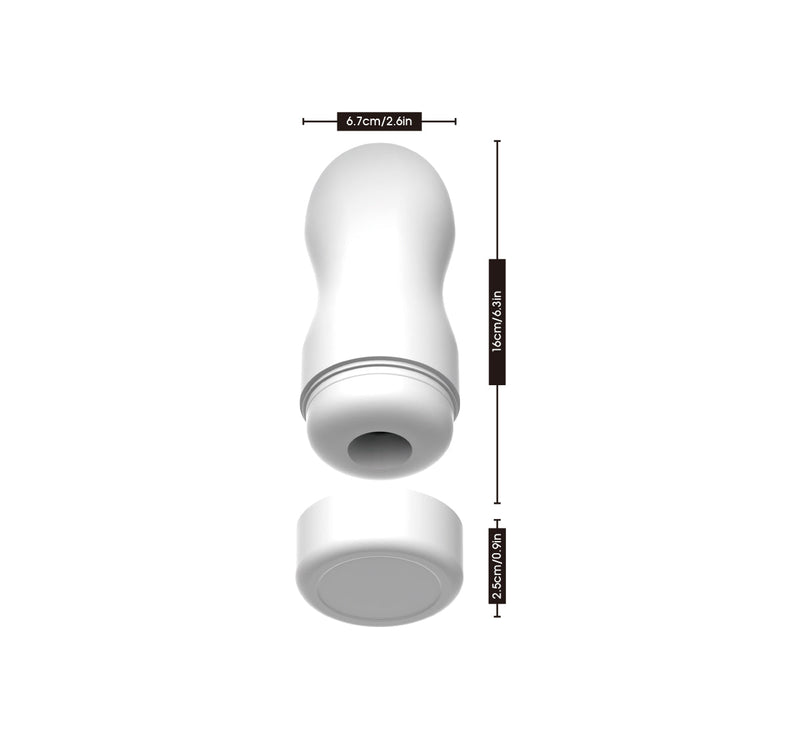 Chisa - Boost Bulbed - Stroker Masturbator - Wit-Erotiekvoordeel.nl