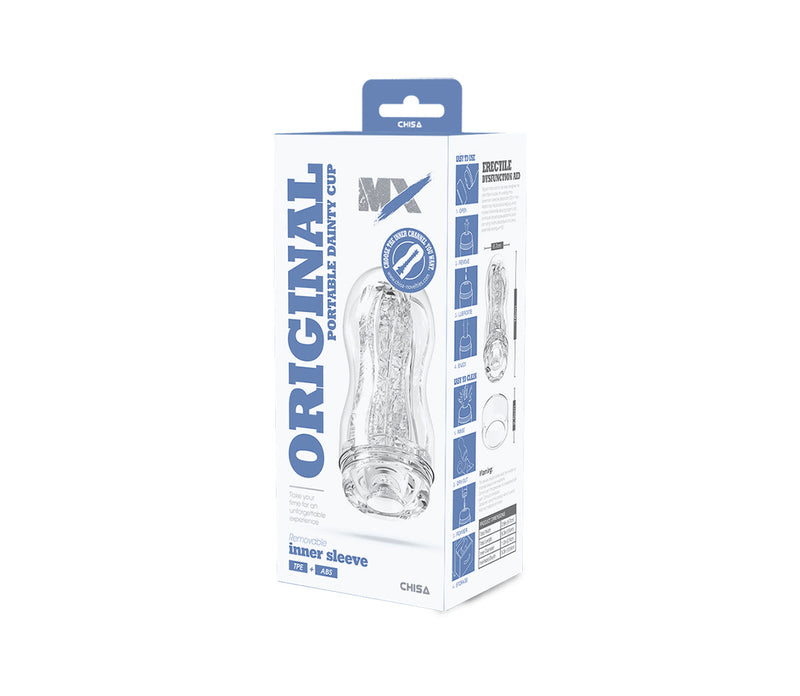 Chisa - Original Portable Dainty Cup - Cup Masturbator - Transparant-Erotiekvoordeel.nl