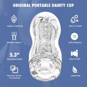 Chisa - Original Portable Dainty Cup - Cup Masturbator - Transparant-Erotiekvoordeel.nl