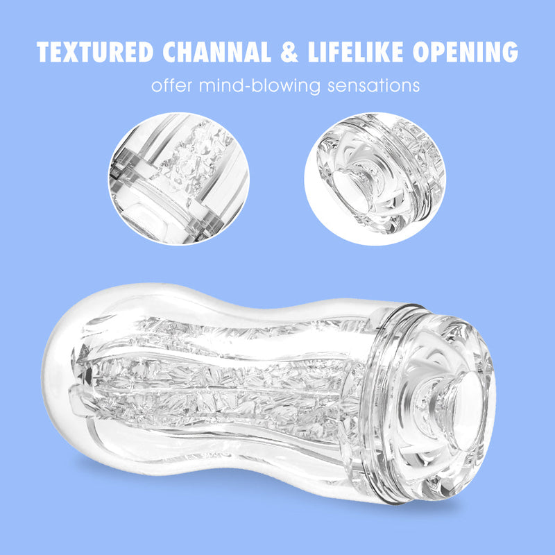Chisa - Original Portable Dainty Cup - Cup Masturbator - Transparant-Erotiekvoordeel.nl