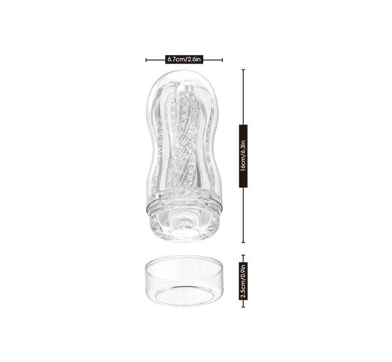 Chisa - Original Portable Lewd Cup - Cup Masturbator - Transparant-Erotiekvoordeel.nl