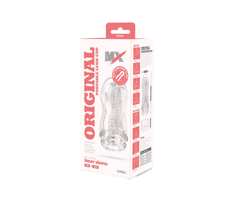Chisa - Original Portable Lewd Cup - Cup Masturbator - Transparant-Erotiekvoordeel.nl