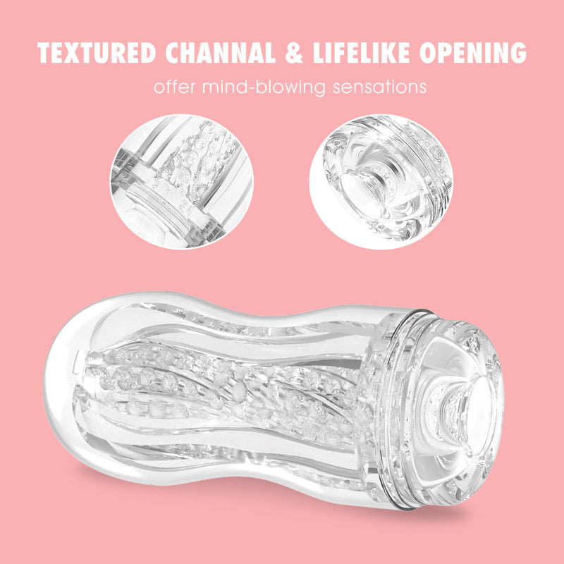 Chisa - Original Portable Lewd Cup - Cup Masturbator - Transparant-Erotiekvoordeel.nl