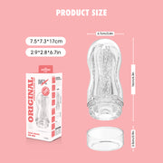 Chisa - Original Portable Lewd Cup - Cup Masturbator - Transparant-Erotiekvoordeel.nl