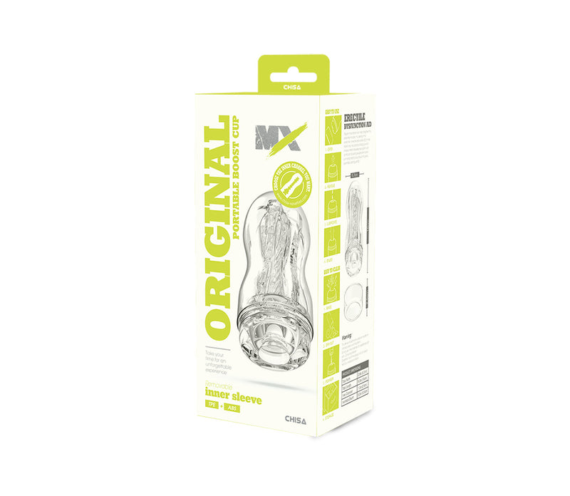 Chisa - Original Portable Boost Cup - Cup Masturbator - Transparant-Erotiekvoordeel.nl
