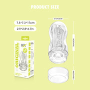 Chisa - Original Portable Boost Cup - Cup Masturbator - Transparant-Erotiekvoordeel.nl