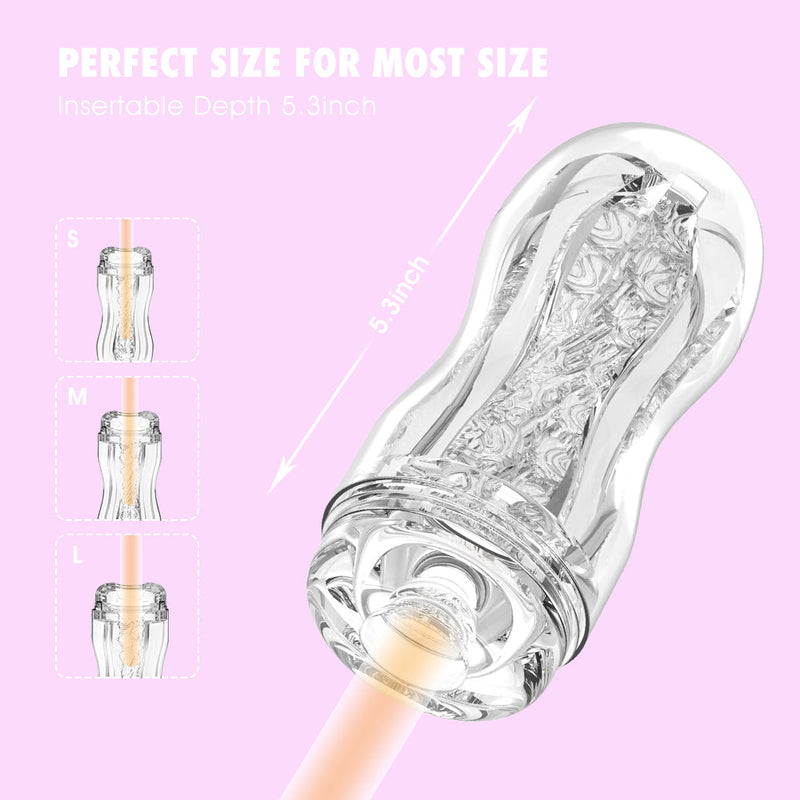 Chisa - Original Portable Porno Cup - Cup Masturbator - Transparant-Erotiekvoordeel.nl