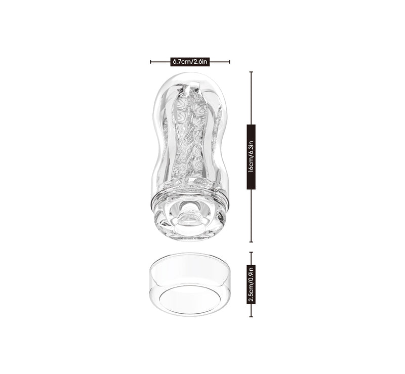 Chisa - Original Portable Porno Cup - Cup Masturbator - Transparant-Erotiekvoordeel.nl