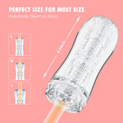 Chisa - Quickshot Portable Cup - Bearhug - Cup Masturbator - Transparant-Erotiekvoordeel.nl