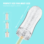 Chisa - Quickshot Portable Cup - Onwings - Cup Masturbator - Transparant-Erotiekvoordeel.nl