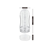 Chisa - Quickshot Portable Cup - Onwings - Cup Masturbator - Transparant-Erotiekvoordeel.nl