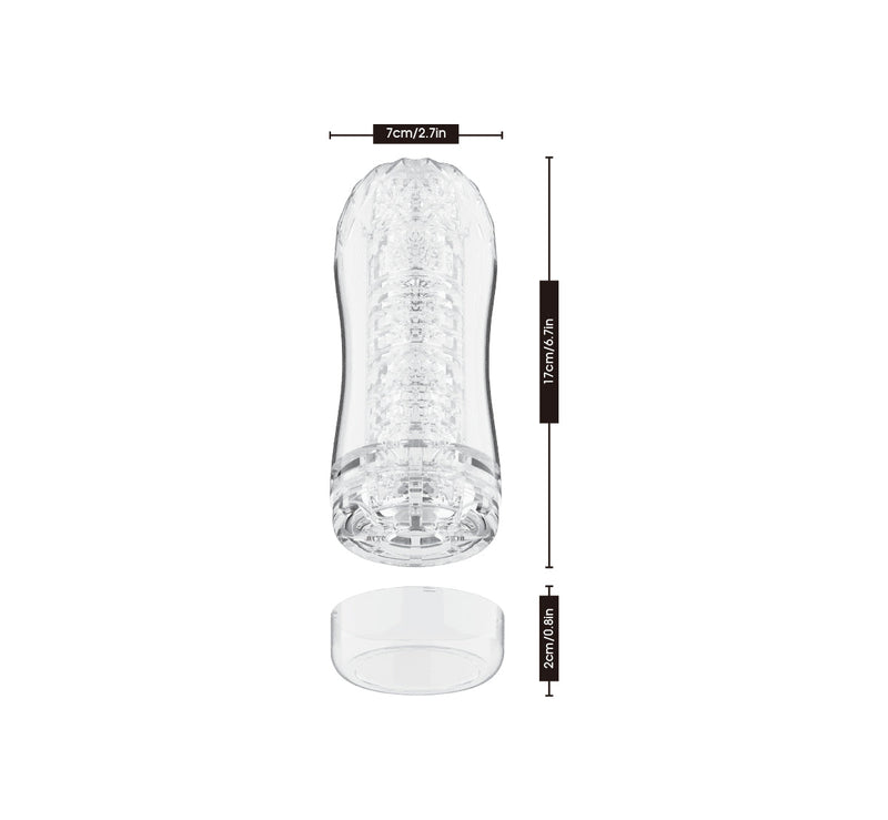 Chisa - Quickshot Portable Cup - Onwings - Cup Masturbator - Transparant-Erotiekvoordeel.nl