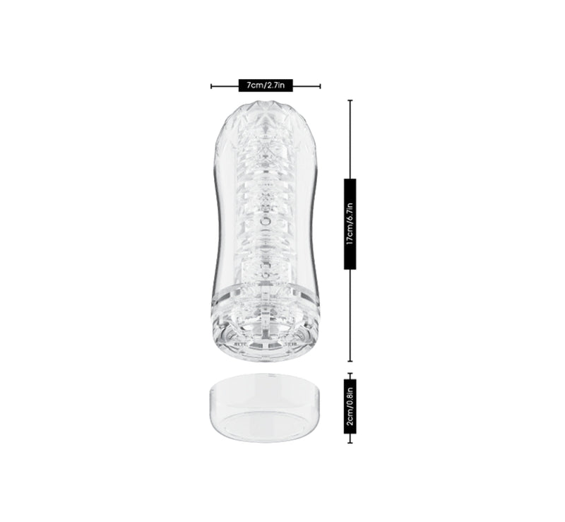 Chisa - Quickshot Portable Cup - Flykiss - Cup Masturbator - Transparant-Erotiekvoordeel.nl