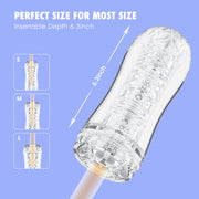Chisa - Quickshot Portable Cup - Flykiss - Cup Masturbator - Transparant-Erotiekvoordeel.nl