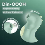 Satisfyer - Din-OOOH - Luchtdruk Vibrator - Groen