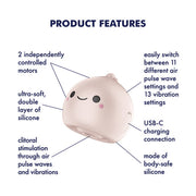 Satisfyer - Mochi - Luchtdruk Vibrator - Beige
