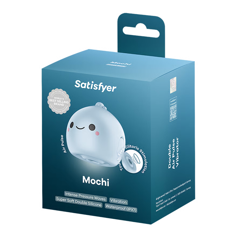 Satisfyer - Mochi - Luchtdruk Vibrator - Frost Blue
