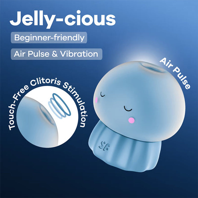 Satisfyer - Jelly-cious - Luchtdruk Vibrator - Blauw