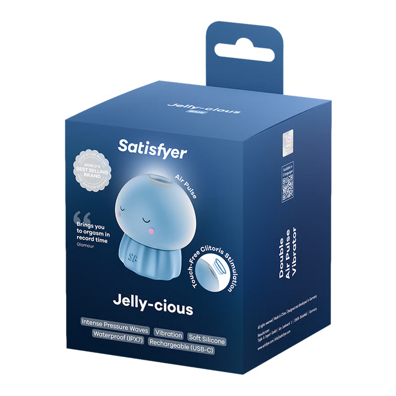 Satisfyer - Jelly-cious - Luchtdruk Vibrator - Blauw