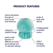 Satisfyer - Jelly-cious - Luchtdruk Vibrator - Groen