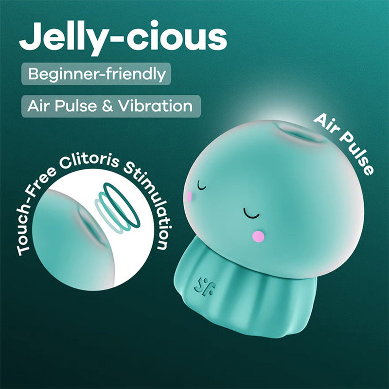 Satisfyer - Jelly-cious - Luchtdruk Vibrator - Groen