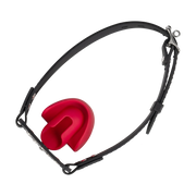 Rimba - Mondknevel met Bit - Zwart/Rood