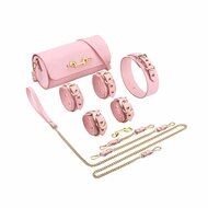 Kiotos - BDSM Fancy 5 Item Kit - Luxe Draagtas met 5 Verschillende BDSM Artikelen - Roze
