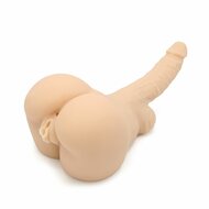 Kiotos - Masturbator & Dildo Pussy - 2-in-1 - lichte huidskleur