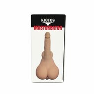 Kiotos - Masturbator & Dildo Pussy - 2-in-1 - lichte huidskleur