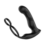 IY - Astex - Stotende & Kloppende Prostaatmassager met Afstandsbediening - Zwart