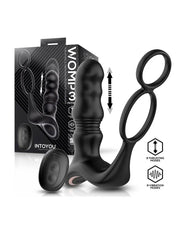 IY - Womp - Stotende en Vibrerende Prostaatmassager met Afstandsbediening - Zwart