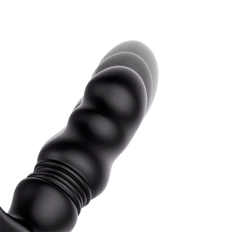 IY - Womp - Stotende en Vibrerende Prostaatmassager met Afstandsbediening - Zwart