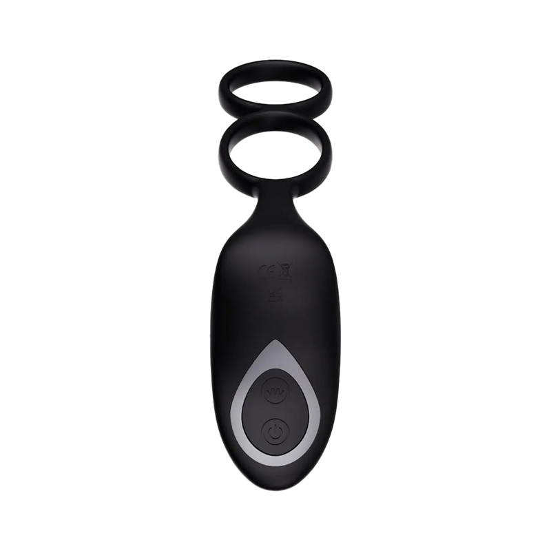 IY - Womp - Stotende en Vibrerende Prostaatmassager met Afstandsbediening - Zwart