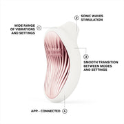 Lelo - Sona 3 - Luchtdruk Vibrator - Crème