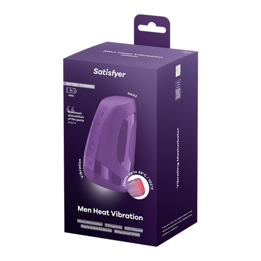 Satisfyer - Battery Series - Men Heat - Masturbator - Paars