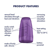 Satisfyer - Battery Series - Men Heat - Masturbator - Paars