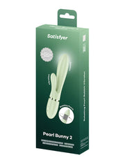 Satisfyer - Pearl Bunny 2 - Roterende Rabbit Vibrator - Lichtgroen