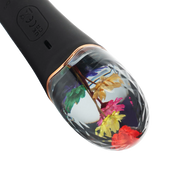 Loviss Flora Garden Rabbit Vibrator – Zwart-Erotiekvoordeel.nl