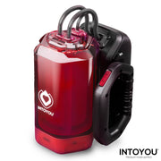 IY - Vexor - 3-in-1 Masturbator - Met Zuig- Stoot- en Vibratiefunctie - Zwart/Rood
