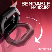 IY - Vexor - 3-in-1 Masturbator - Met Zuig- Stoot- en Vibratiefunctie - Zwart/Rood