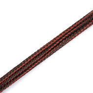 Exclusieve Wine Red Lederen Flogger van Liebe Seele – Cat o’ Nine Tails voor Verfijnd Impactspel