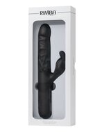 Rimba - Sensual Nights SN06 - Realistische Rabbit Vibrator - Zwart