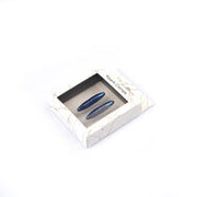 Liebe Seele - Magnetische Tepelklemmen Oval - Blauw Chroom