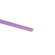 Liebe Seele - Smalle Collar Met Gouden Letters - Sexy - Italiaans Kwaliteitsleder - Lila