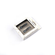 Liebe Seele - Magnetische Tepelklemmen Bullet - Zwart Chroom