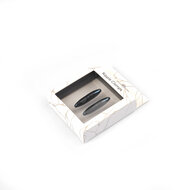 Liebe Seele - Magnetische Tepelklemmen Oval - Zwart Chroom