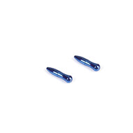 Liebe Seele - Magnetische Tepelklemmen Bullet - Blauw Chroom